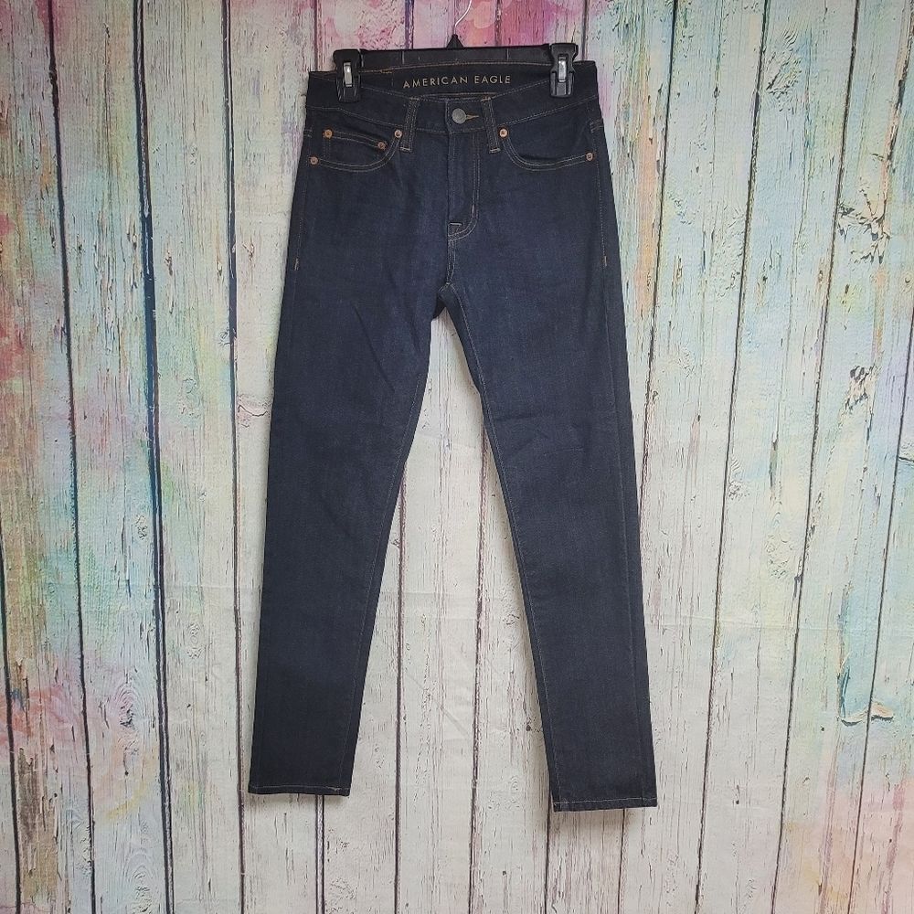 EUC 28x30 Mens/boys american eagle skinny jeans